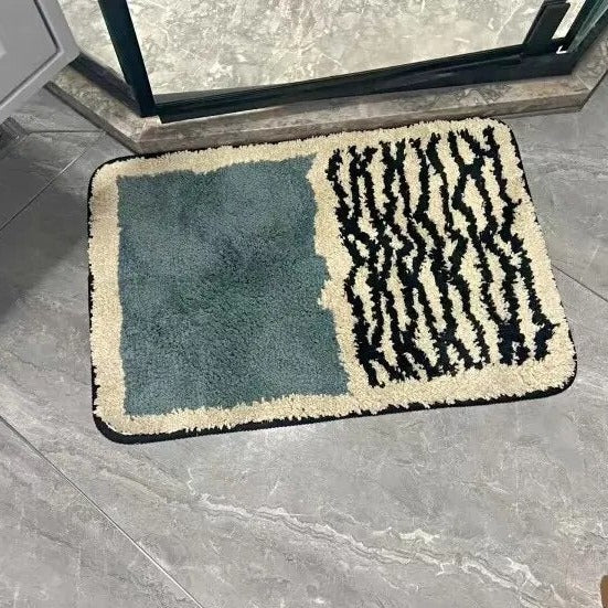 Abstract Pattern Bath Mat Non Slip Bathroom Floor - Image 11