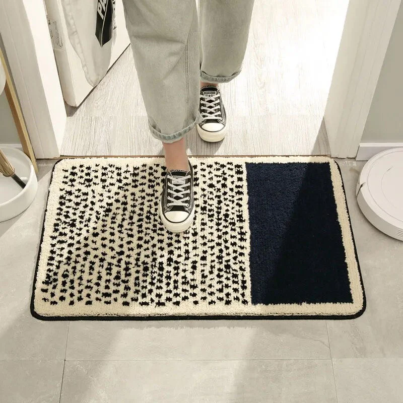 Abstract Pattern Bath Mat Non Slip Bathroom Floor - Image 5