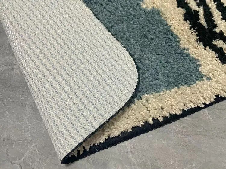 Abstract Pattern Bath Mat Non Slip Bathroom Floor - Image 7