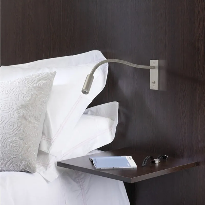 Adjustable LED Wall Reading Light Flexible Bedside Spotlight Lamp - Image 3