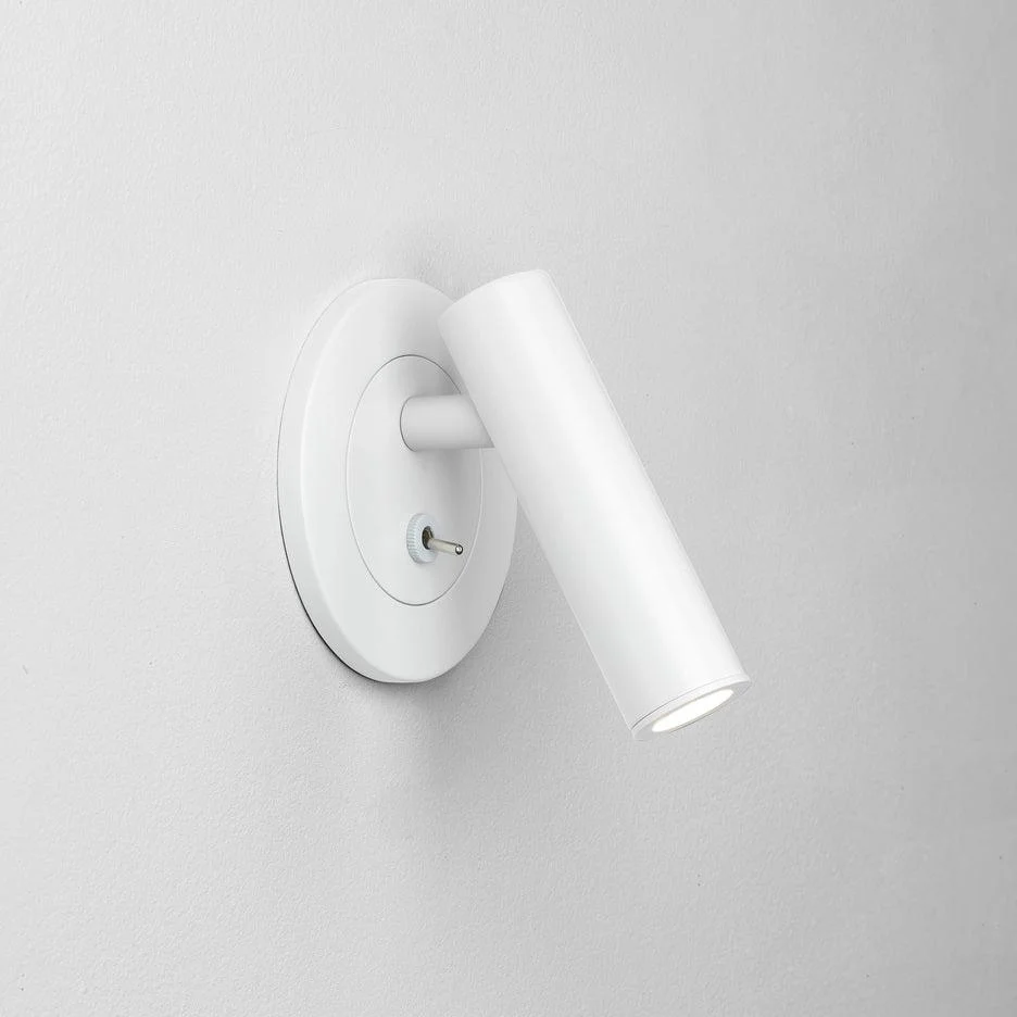 Adjustable Metal Wall Reading Lamp with Cylindrical Head - Image 10