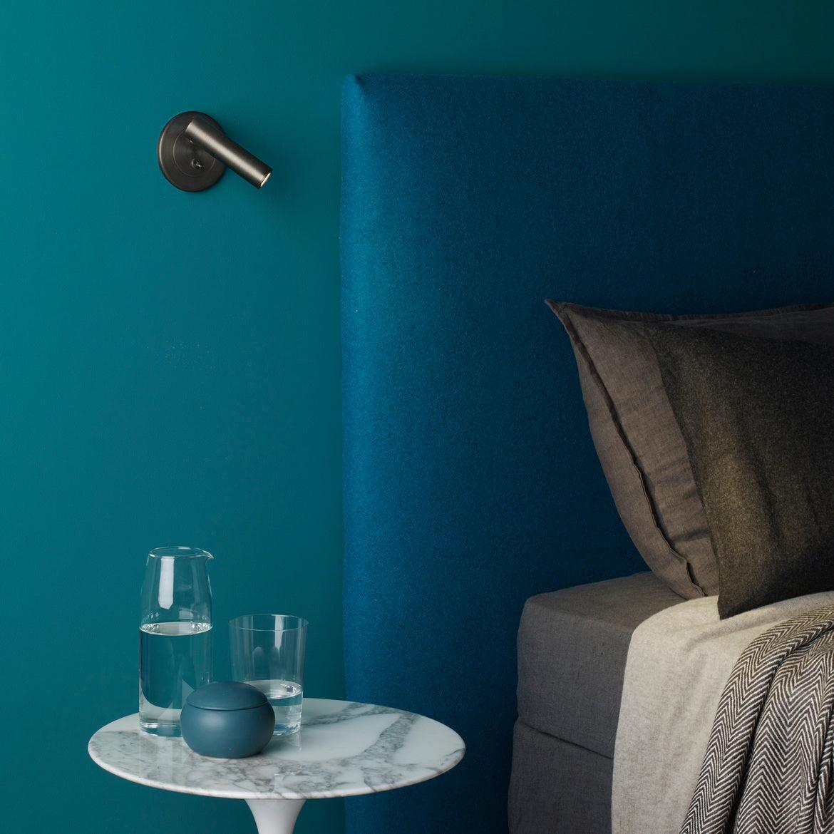 Adjustable Metal Wall Reading Lamp with Cylindrical Head - Image 3