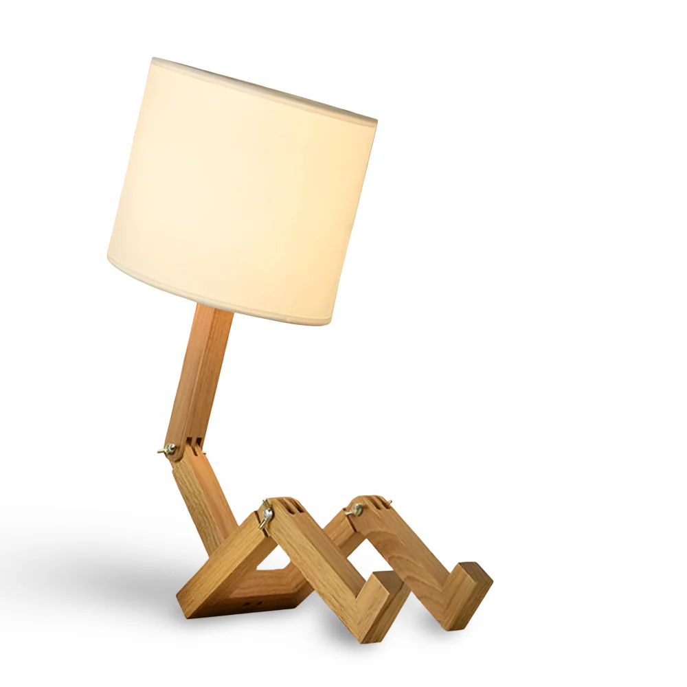 Adjustable wooden desk lamp - Image 10