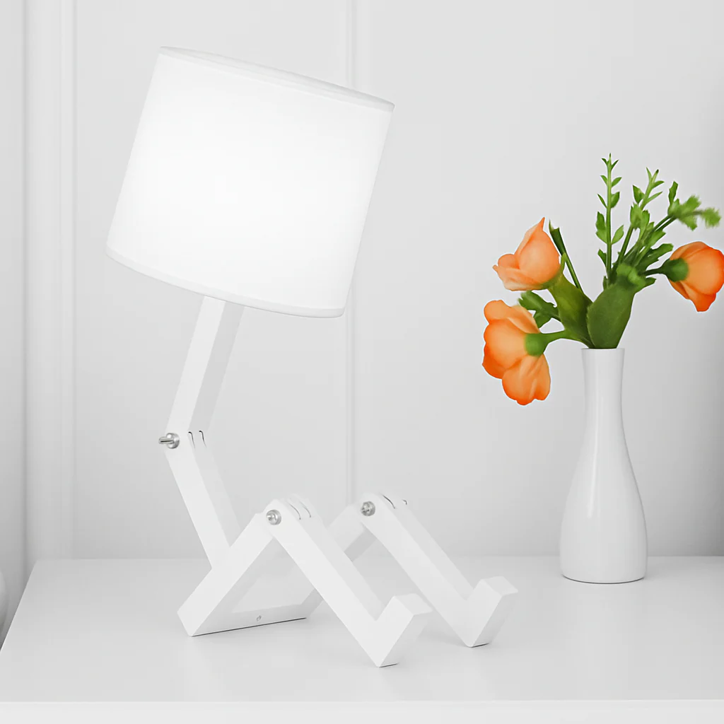 Adjustable wooden desk lamp - Image 11