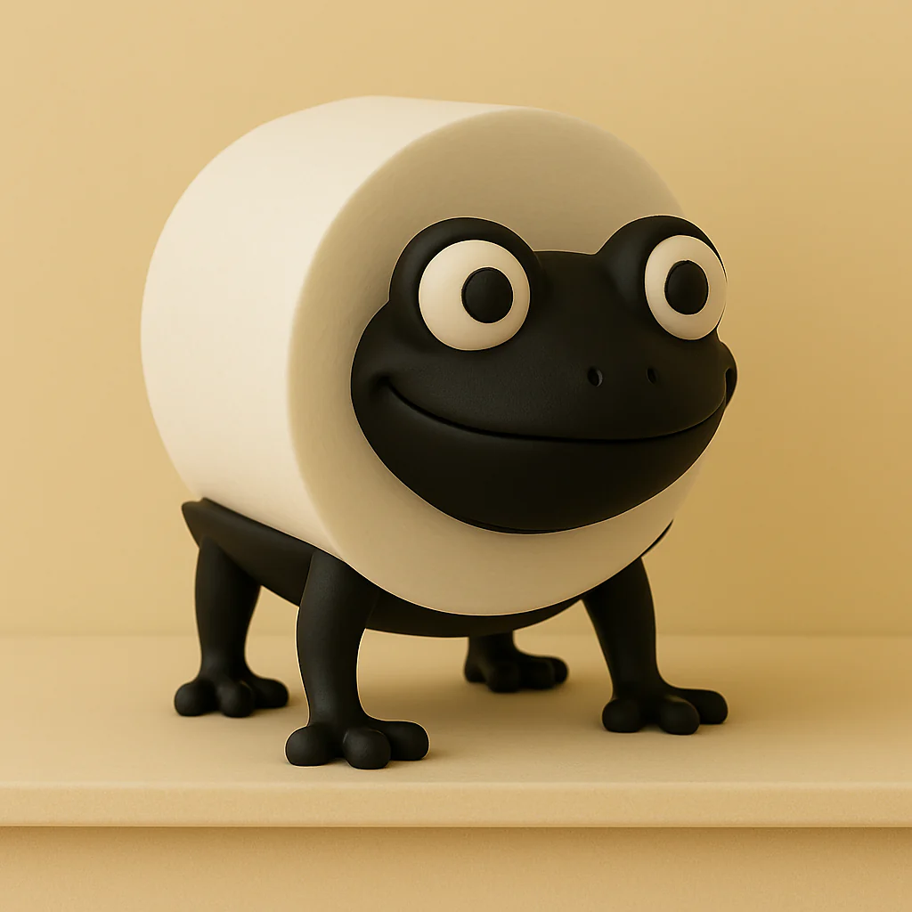 Animal Toilet Roll Holder Tabletop Decorative Figure - Image 5