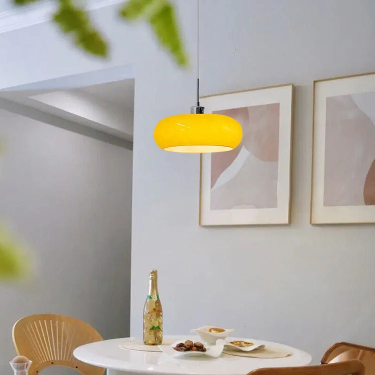 Bauhaus pendant light with rounded ring shade - Image 3