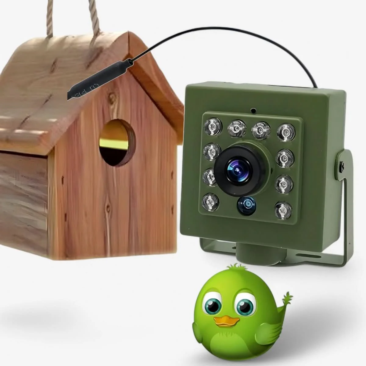 Bird Nest Camera WiFi HD Outdoor Camera with Night Vision - Image 2