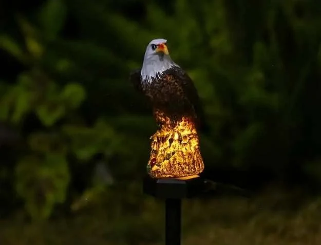 Bird Shaped Solar LED Garden Lights on Stake for Outdoor Areas - Image 2