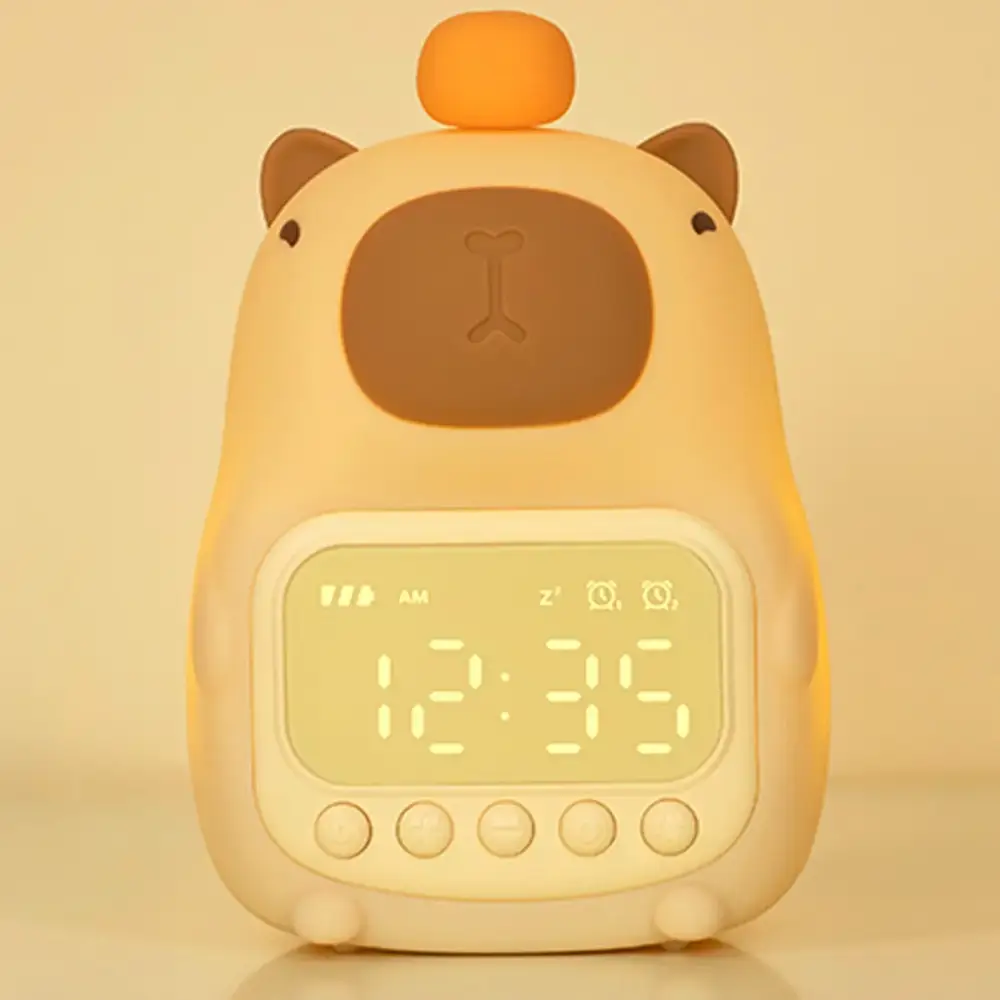 Capybara Digital Alarm Clock with LED Display - Image 2