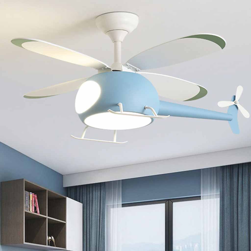Ceiling Fan Light Helicopter Design with Four Blades