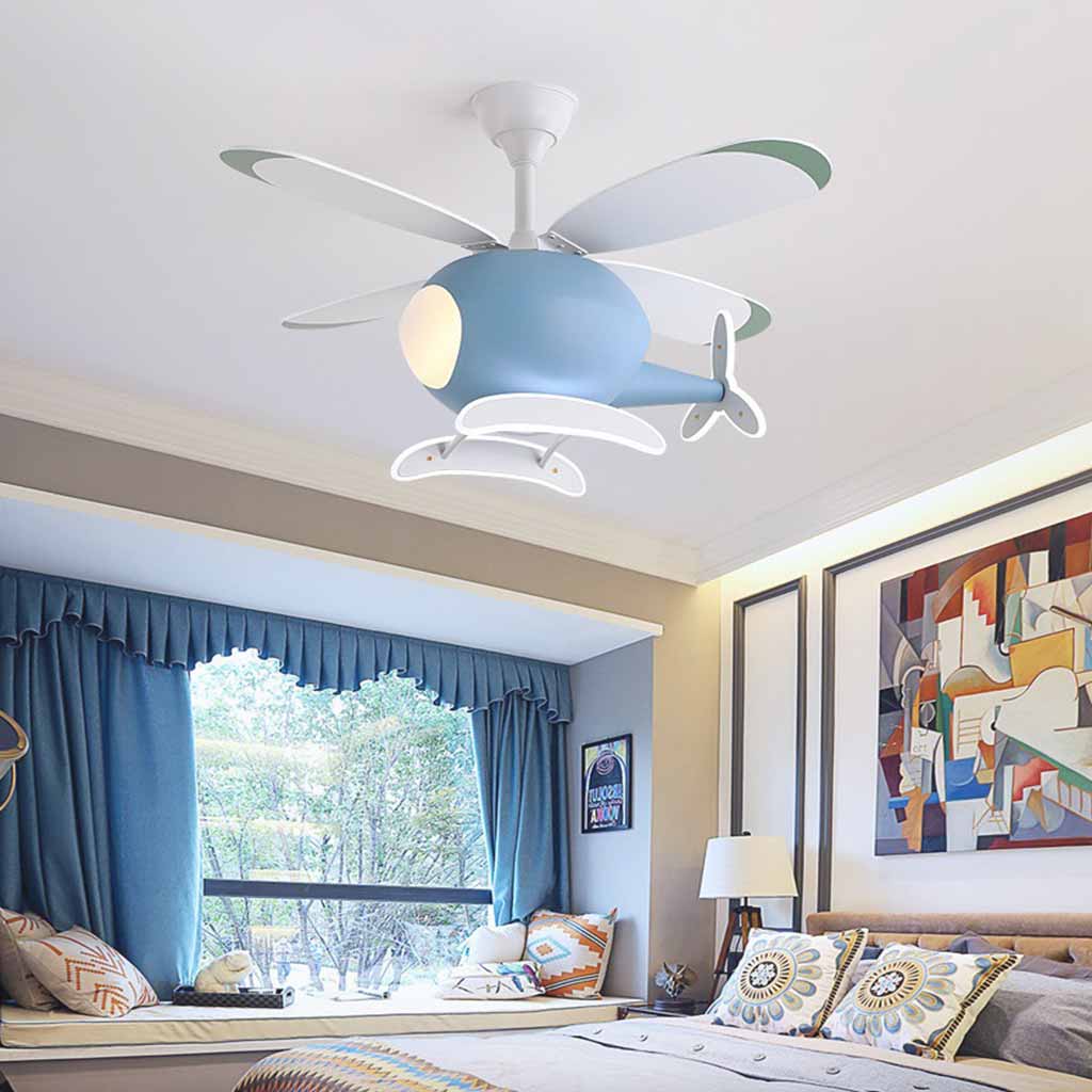 Ceiling Fan Light Helicopter Design with Four Blades - Image 2