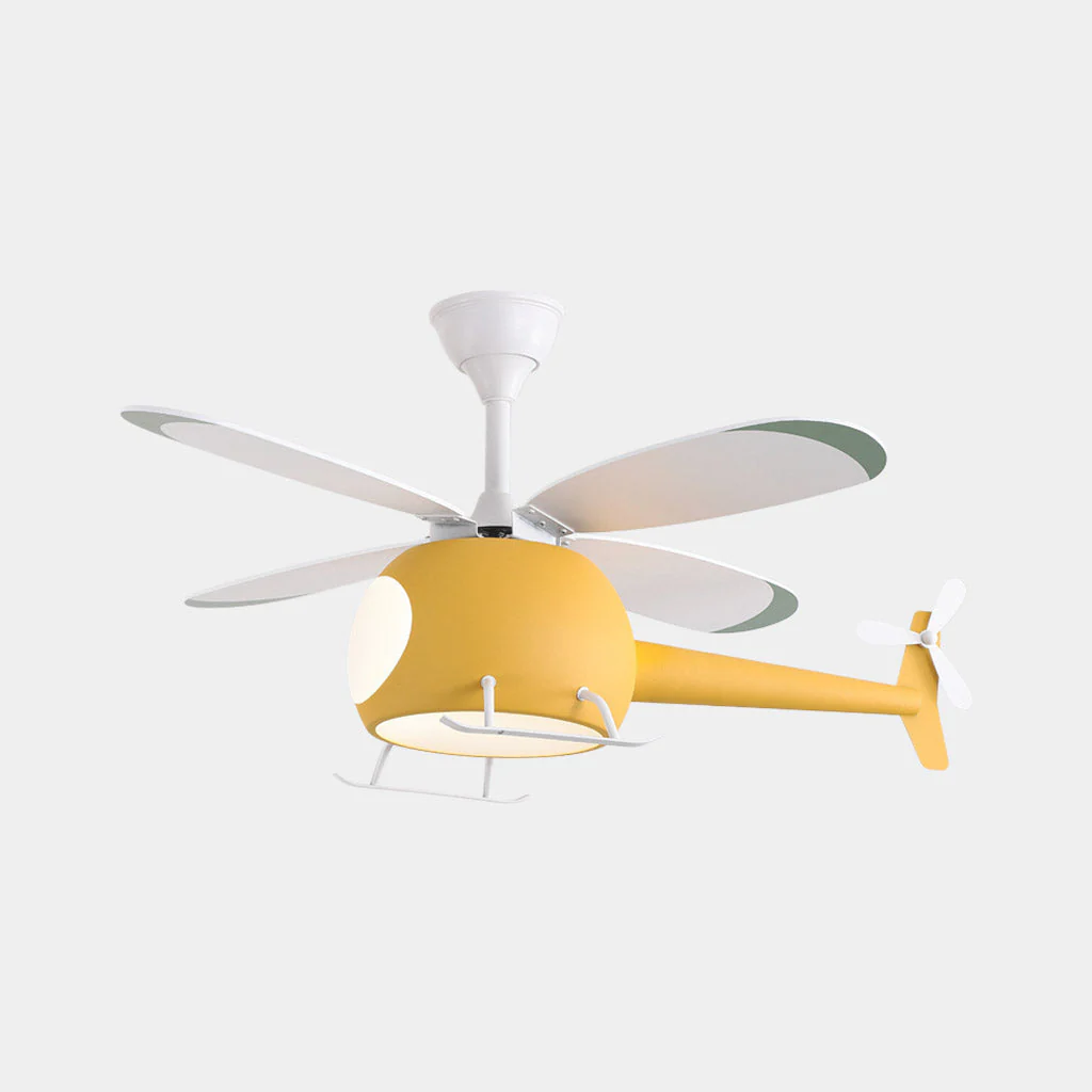 Ceiling Fan Light Helicopter Design with Four Blades - Image 9