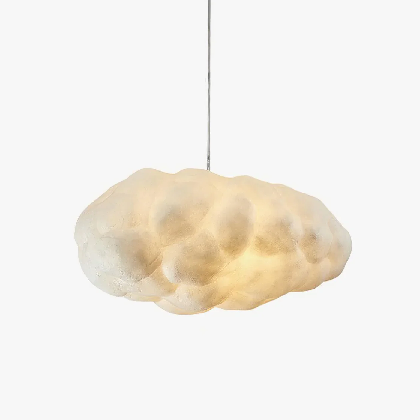 Cloud shaped pendant light with soft white shade - Image 9