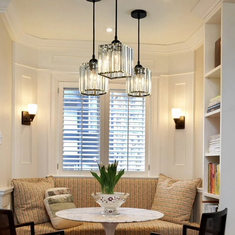 Cluster Pendant Light with Cylindrical Glass Shades - Image 7