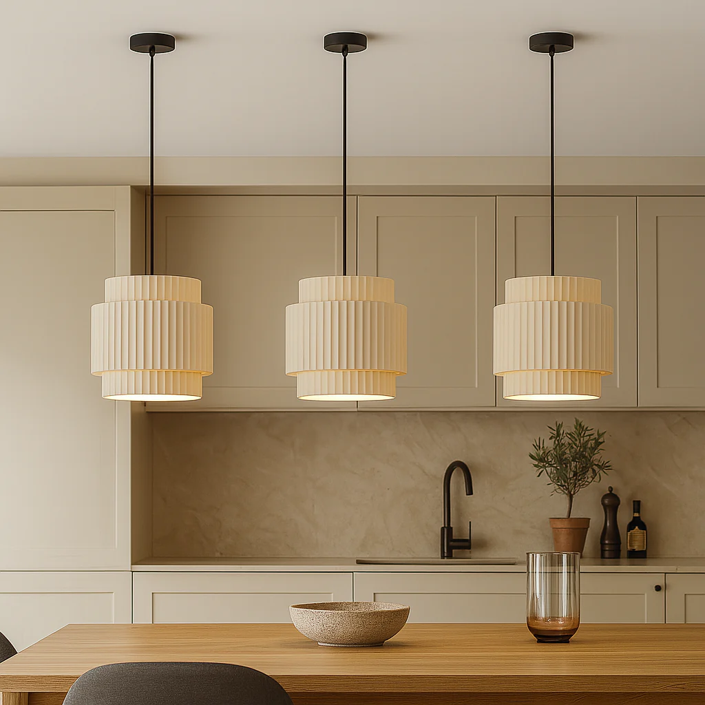 Colored Ceramic Hanging Lamp - Image 4