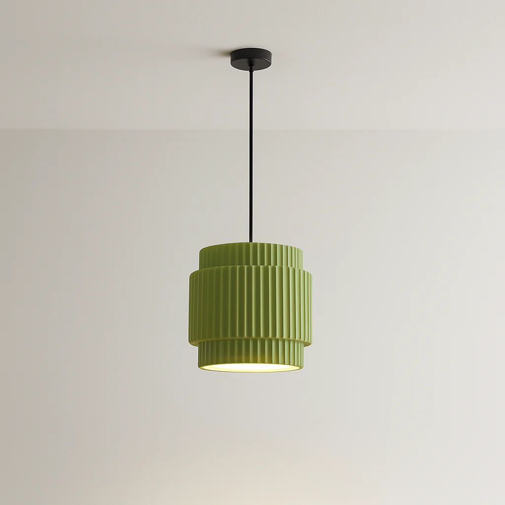 Colored Ceramic Hanging Lamp - Image 7
