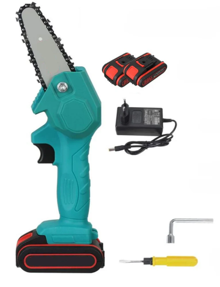 Cordless Mini Chainsaw Battery Powered Handheld Chain Saw - Image 2