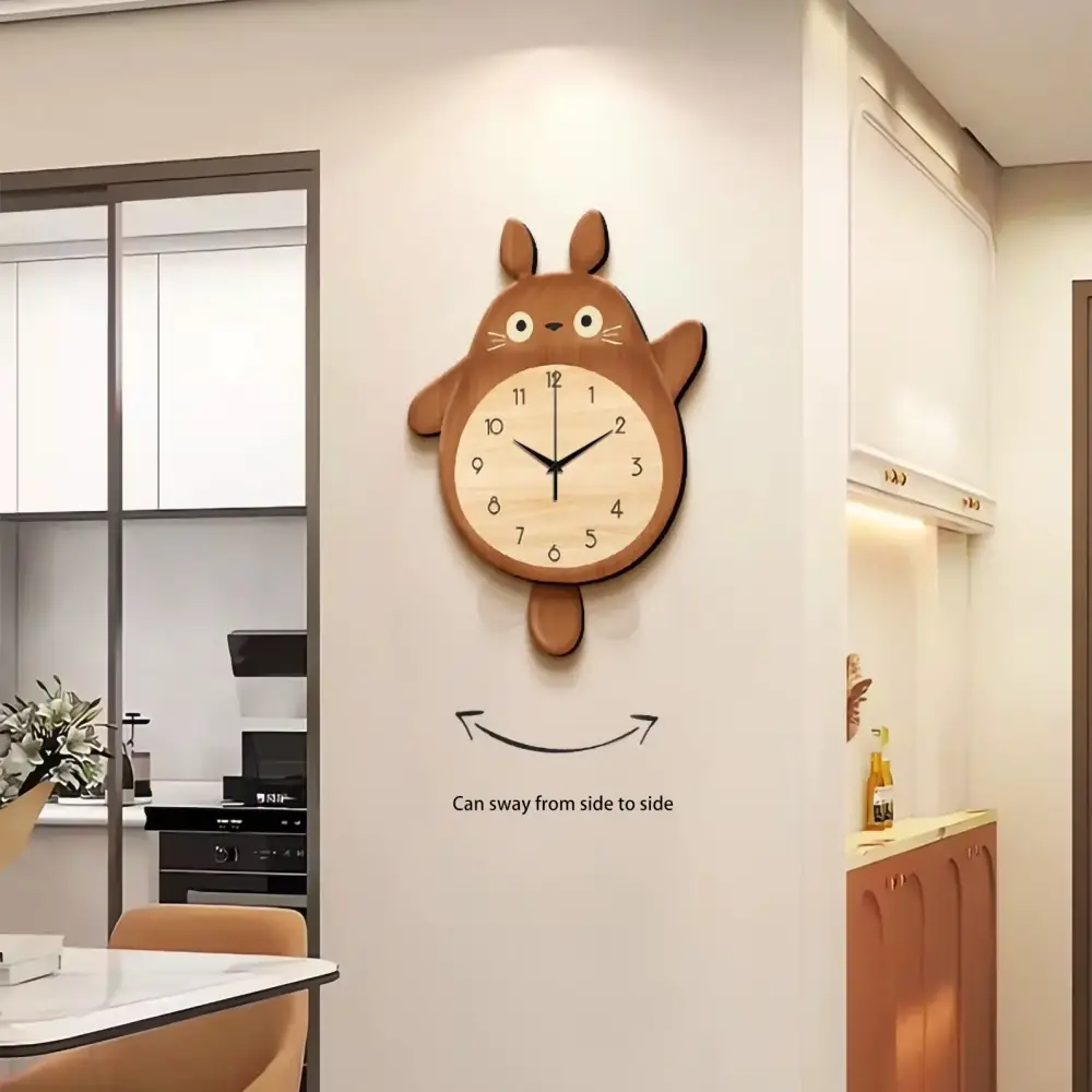 Cute Cartoon Swing Tail Wall Clock - Image 2