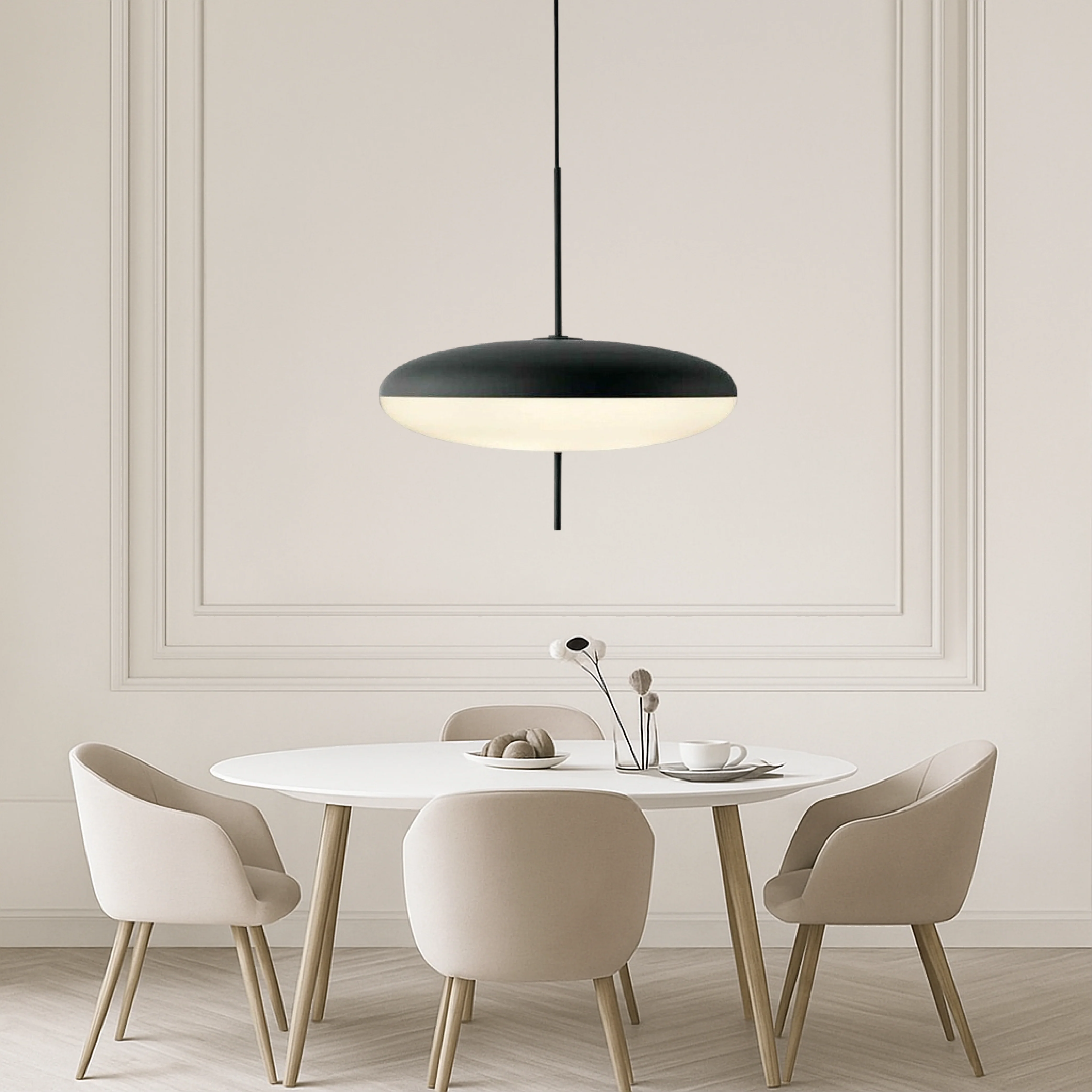 Danish Bauhaus Dome Pendant Light