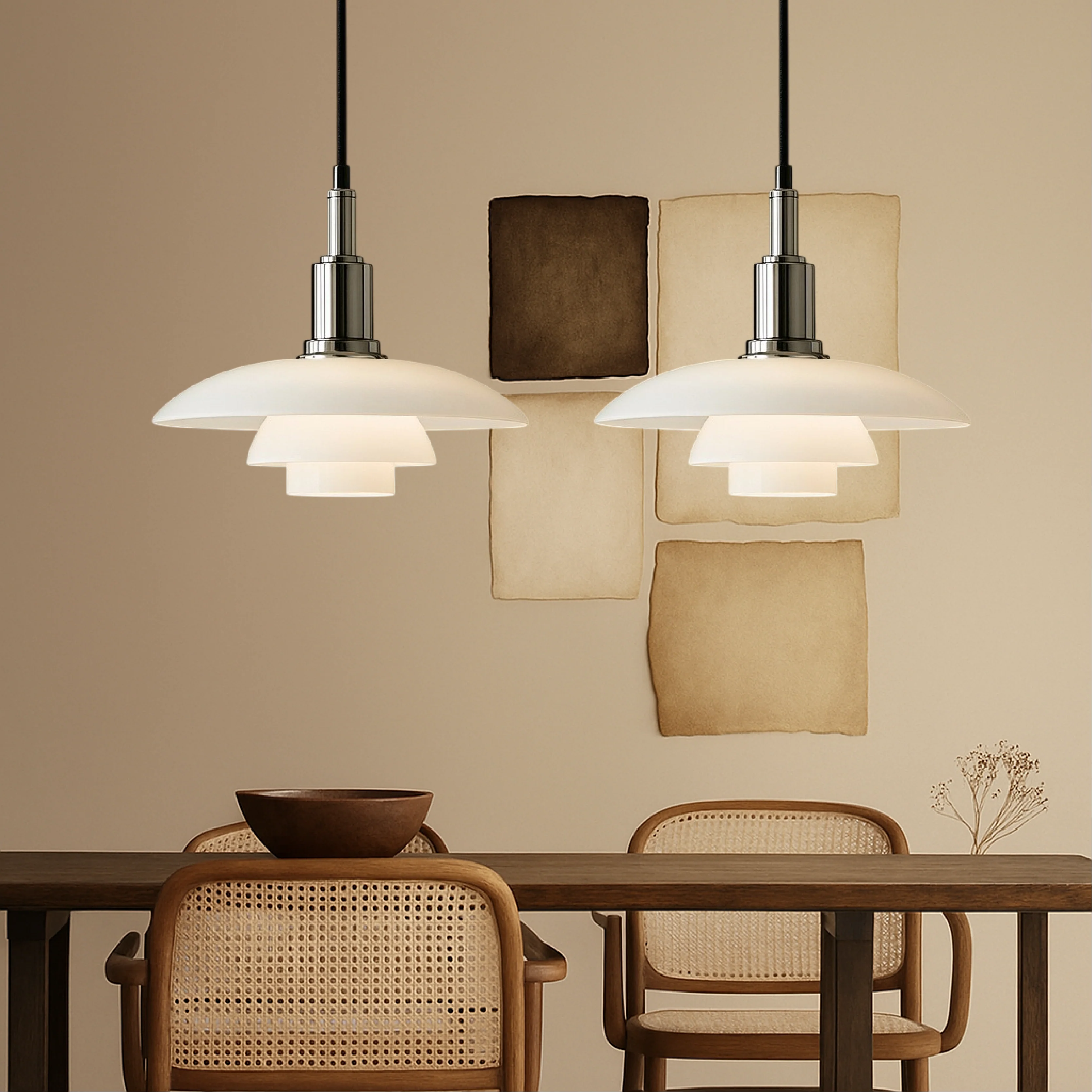 Danish Multi-Layer Pendant Light - Image 4