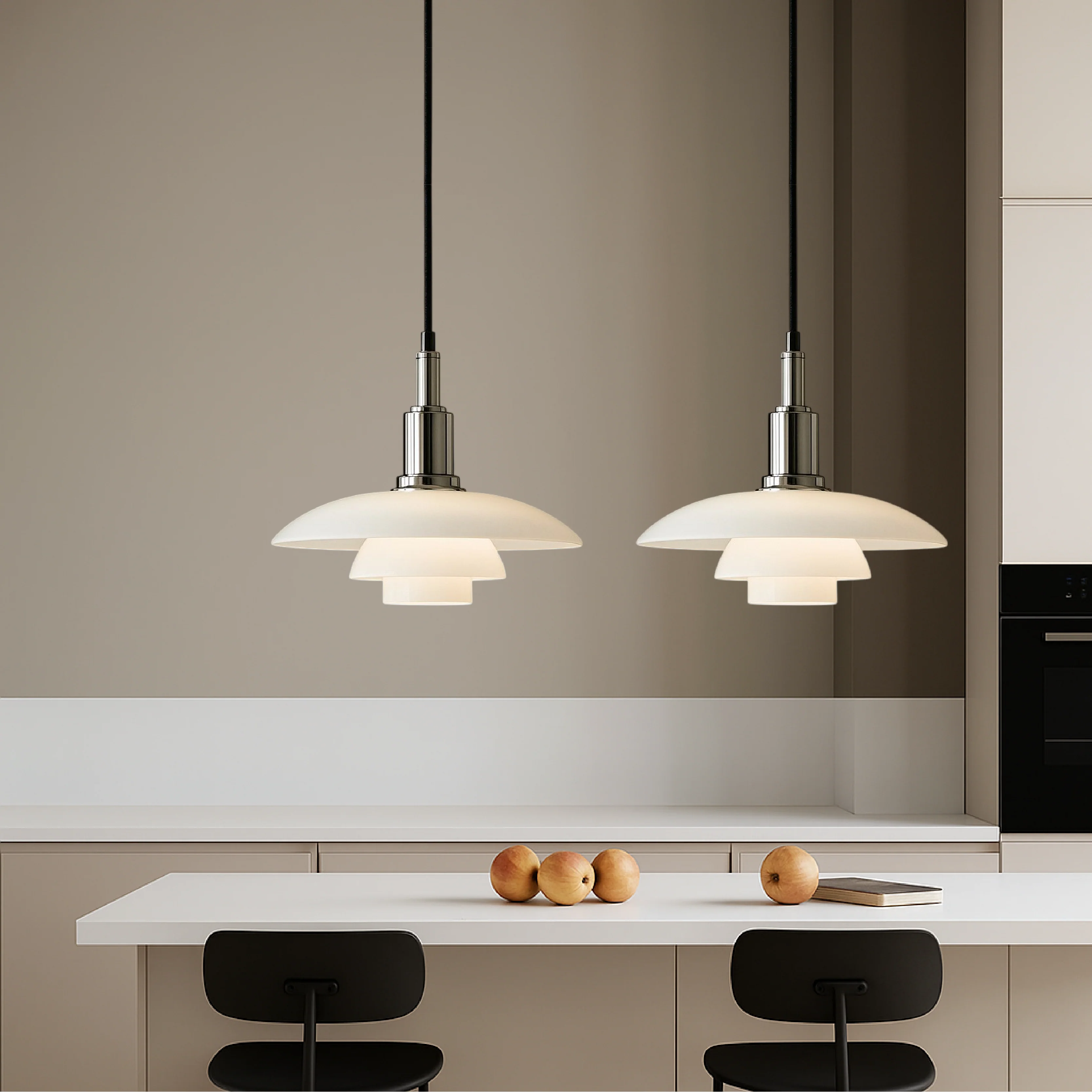 Danish Multi-Layer Pendant Light - Image 6