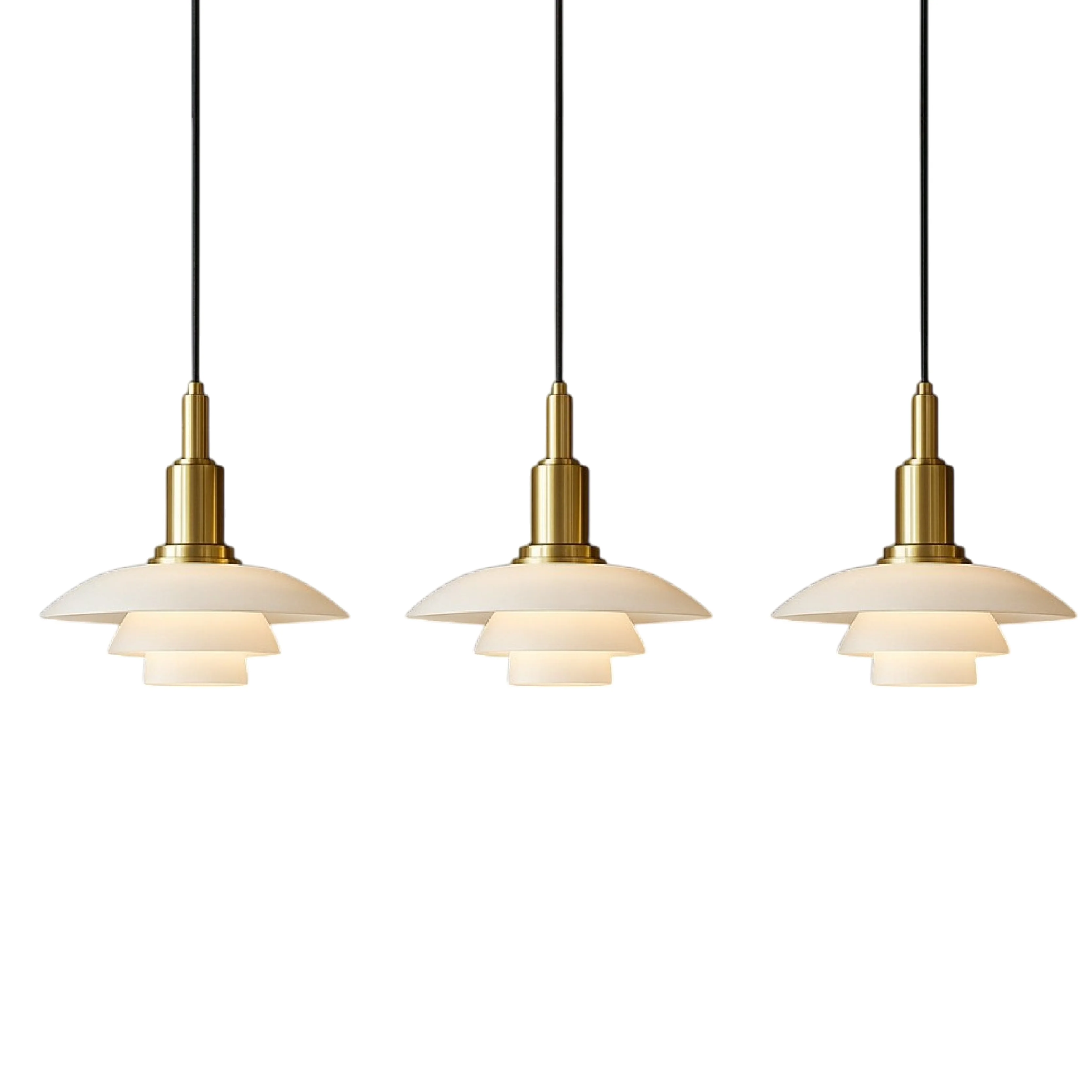 Danish Multi-Layer Pendant Light - Image 8