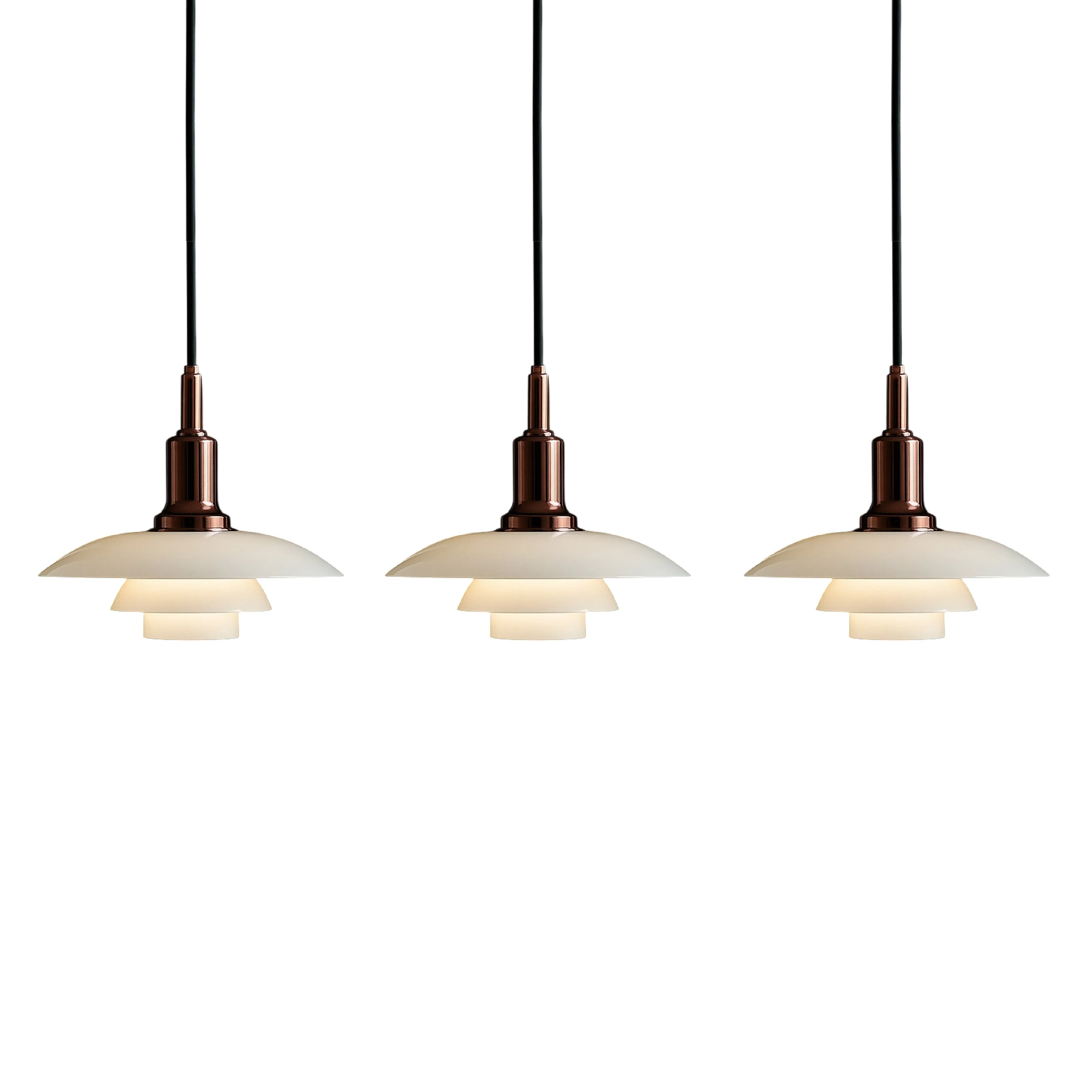 Danish Multi-Layer Pendant Light - Image 9