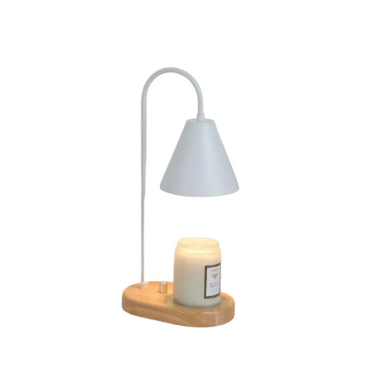 Dimmable Candle Wax Warmer Table Lamp With Metal Shade - Image 7