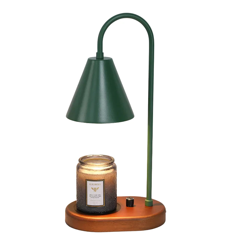 Dimmable Candle Wax Warmer Table Lamp With Metal Shade - Image 9