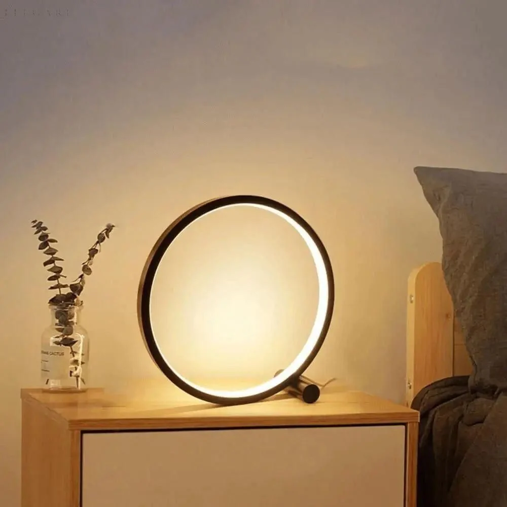 Dimmable LED Ring Desk Lamp - Image 2