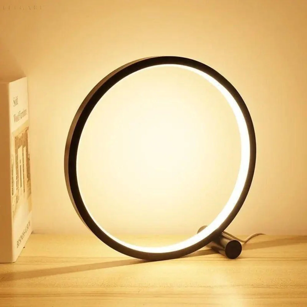 Dimmable LED Ring Desk Lamp - Image 4