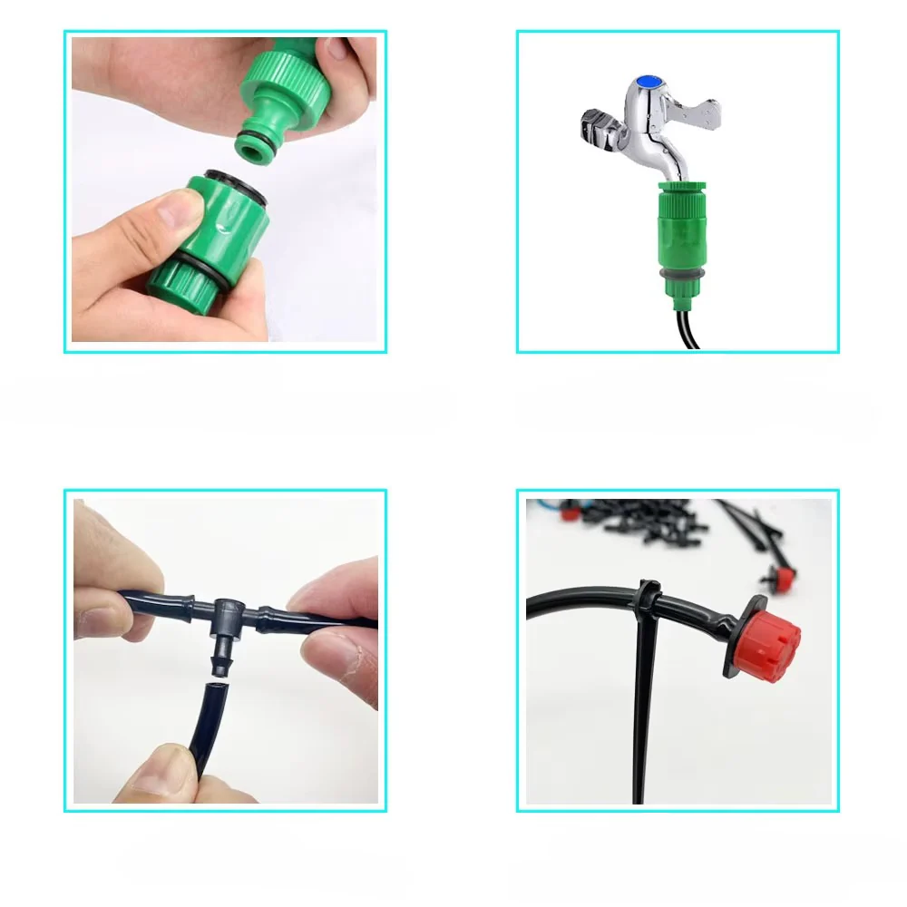 Drip Irrigation System with Automatic Timer for Garden Plants - Image 7
