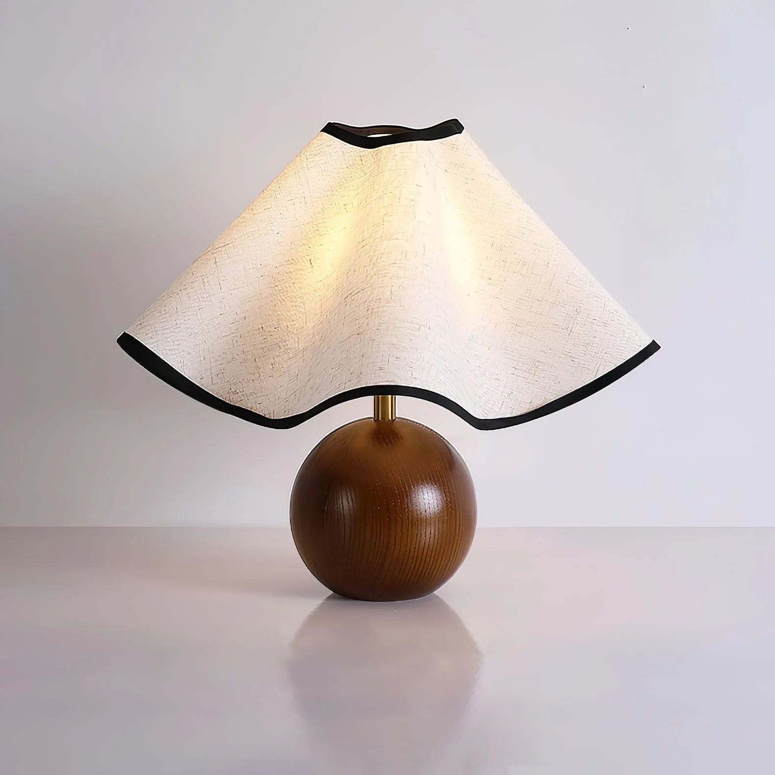 Elegant Wave Shade Table Lamp - Image 25