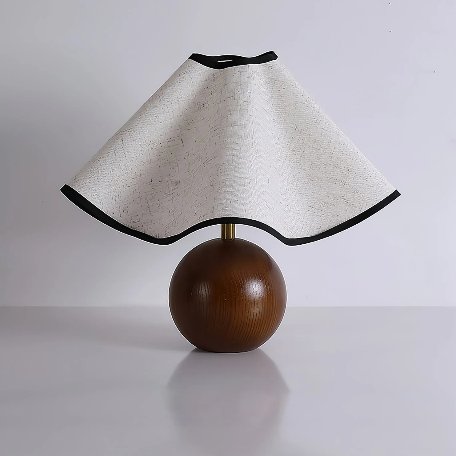 Elegant Wave Shade Table Lamp - Image 26