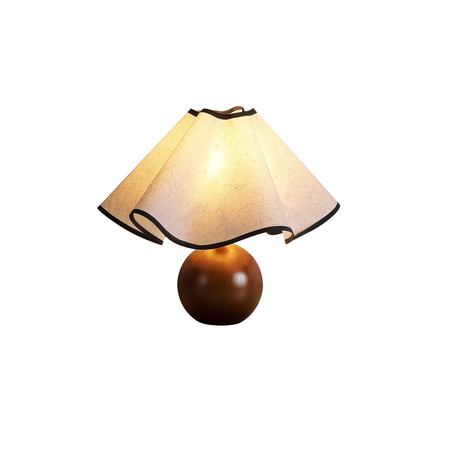 Elegant Wave Shade Table Lamp - Image 29