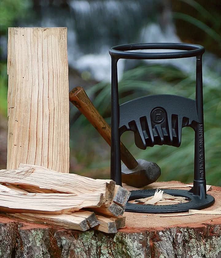 Firewood Kindling Splitter Manual Wood Log Splitting Tool
