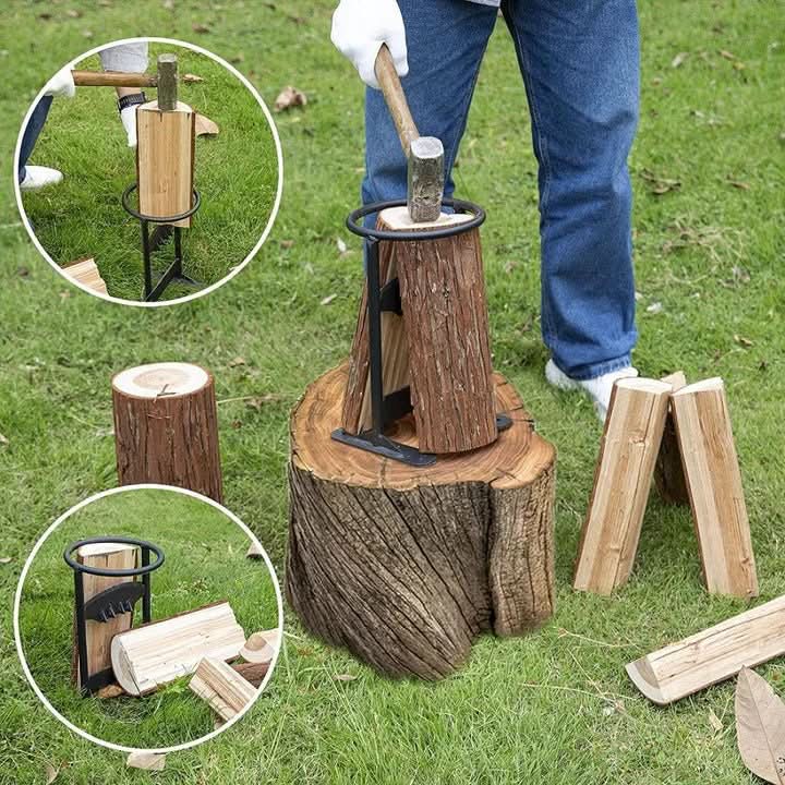 Firewood Kindling Splitter Manual Wood Log Splitting Tool - Image 3