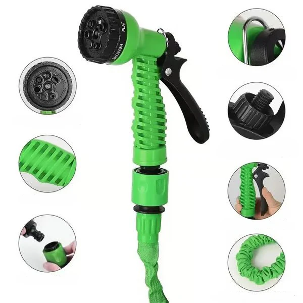 Flexible Expandable Garden Hose Pipe with Spray Nozzle - Image 2