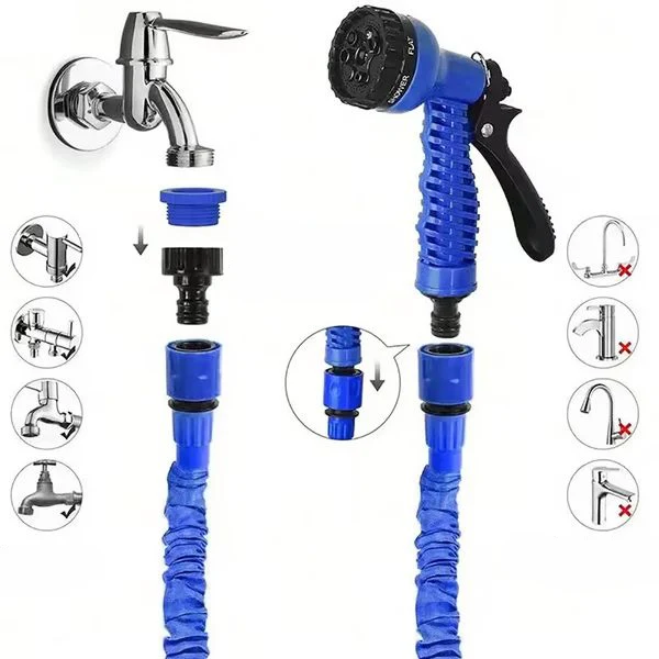 Flexible Expandable Garden Hose Pipe with Spray Nozzle - Image 5