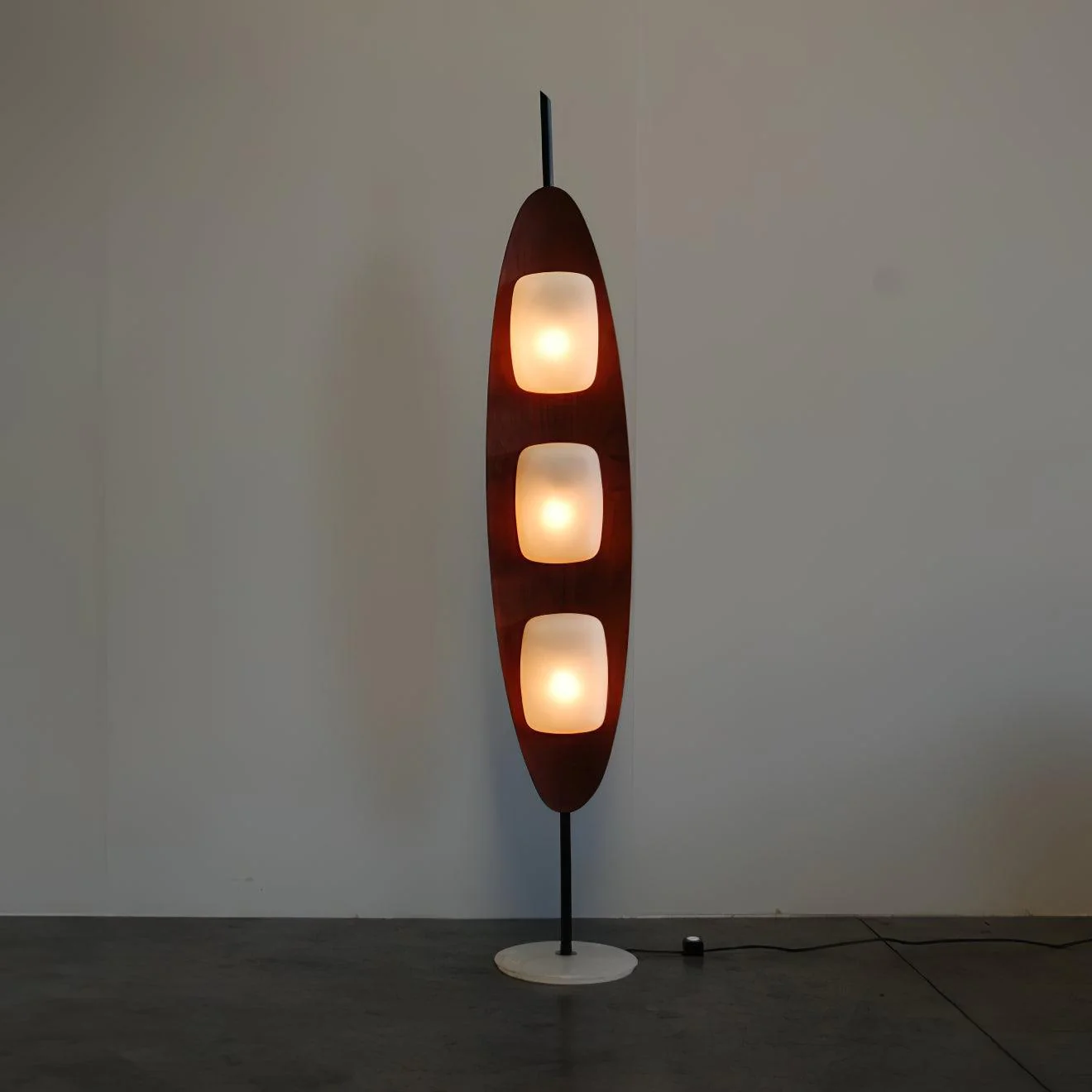 Floor Lamp with Wooden Body and Integrated Light Panels - Image 30
