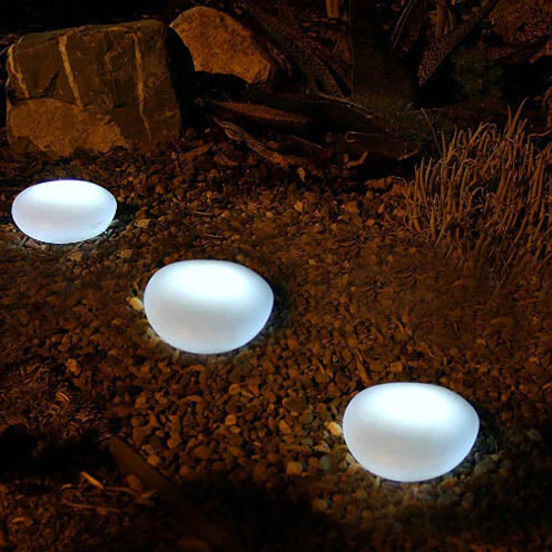 Frosted Glass-Look Solar Ground Light Compact Design - Image 6