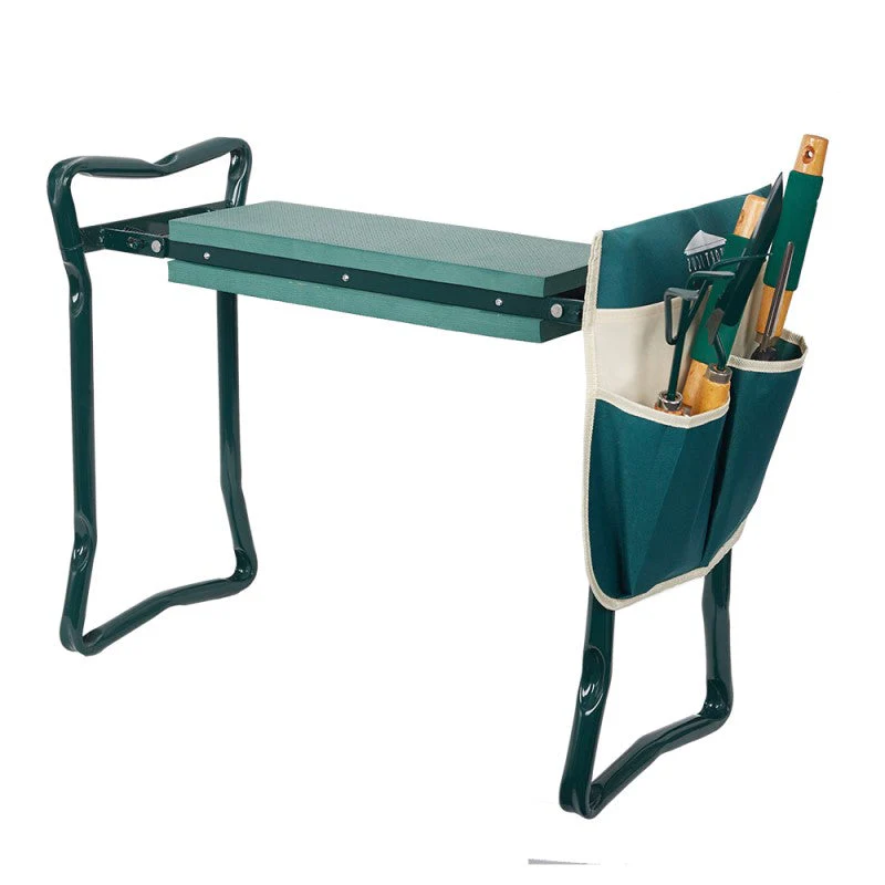 Garden Kneeler and Seat Folding Bench with Handles - Image 2