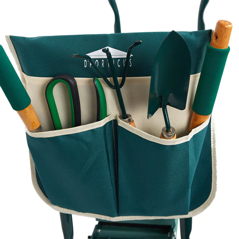 Garden Kneeler and Seat Folding Bench with Handles - Image 7