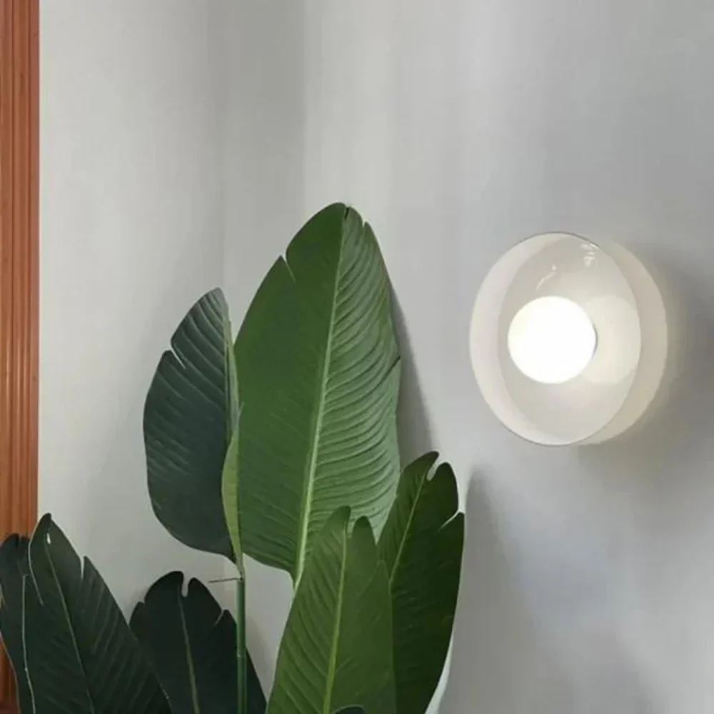 Glass Disc Ceiling and Wall Light with Central Globe - Image 21