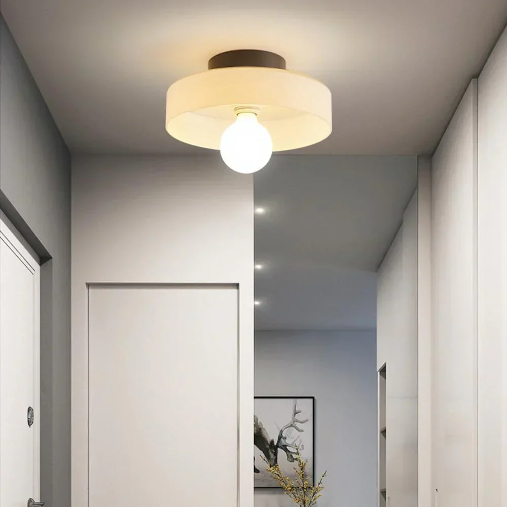 Glass Disc Ceiling and Wall Light with Central Globe - Image 22