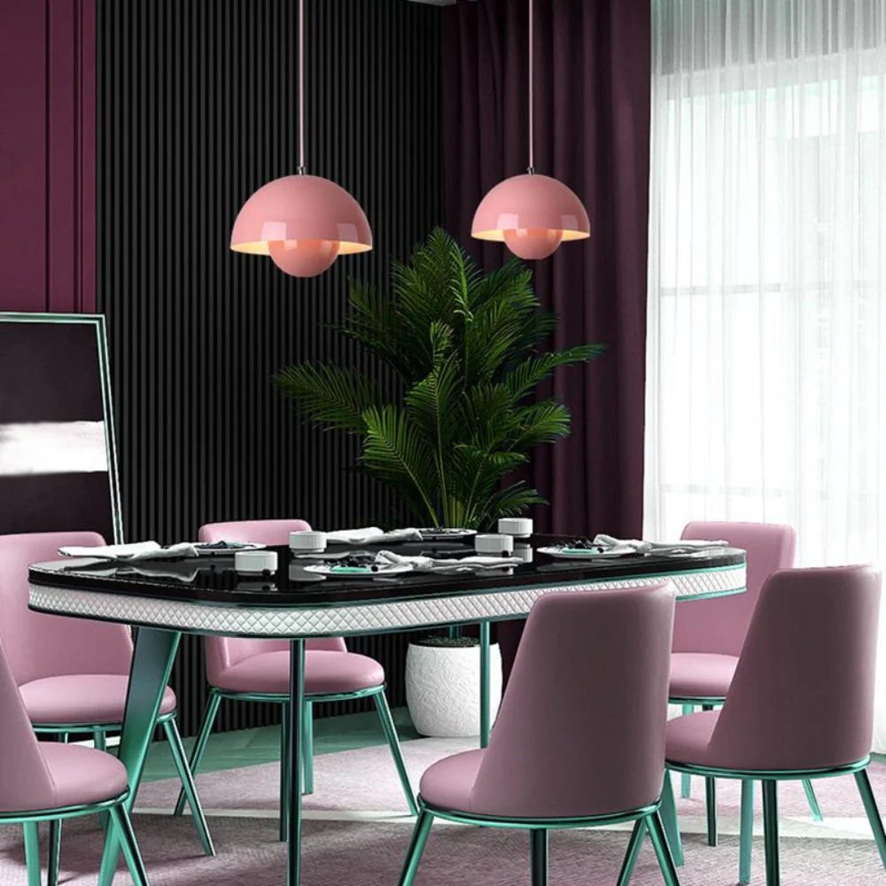 Half-Dome Multicolor Pendant Chandelier - Image 19