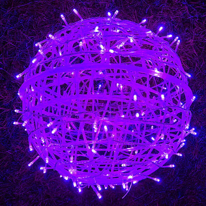 Hanging LED Sphere Lights with Metal Wire Ball Design - Image 11