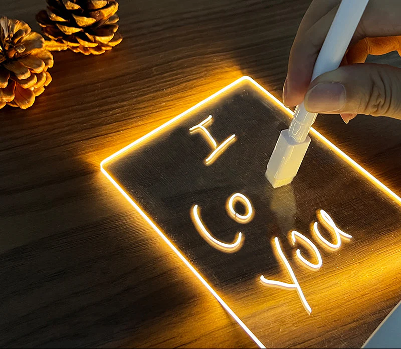 Illuminated Acrylic Writing Board with USB Power - Image 3