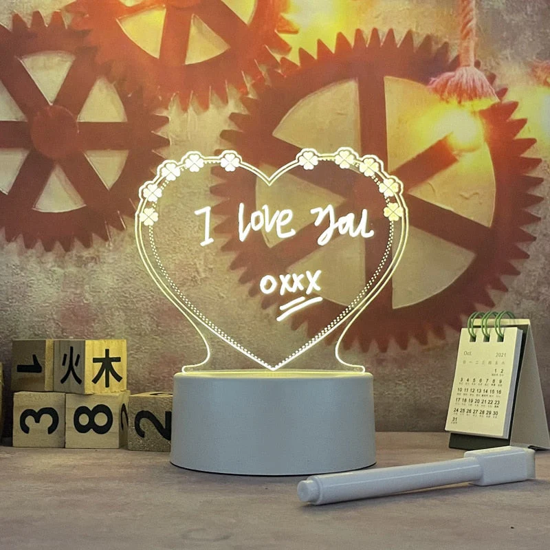 Illuminated Acrylic Writing Board with USB Power - Image 5