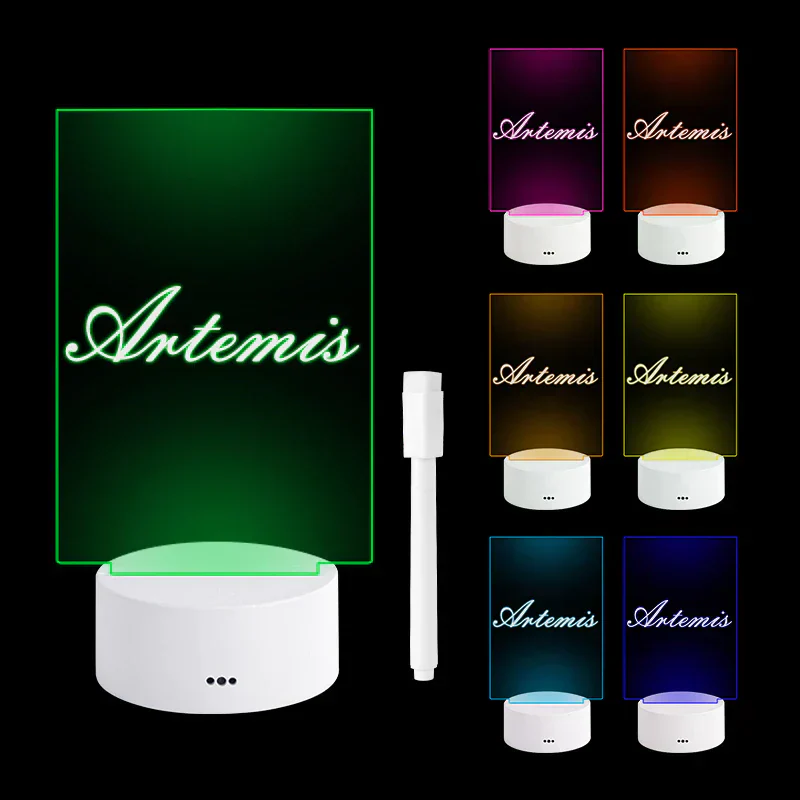 Illuminated Acrylic Writing Board with USB Power - Image 7